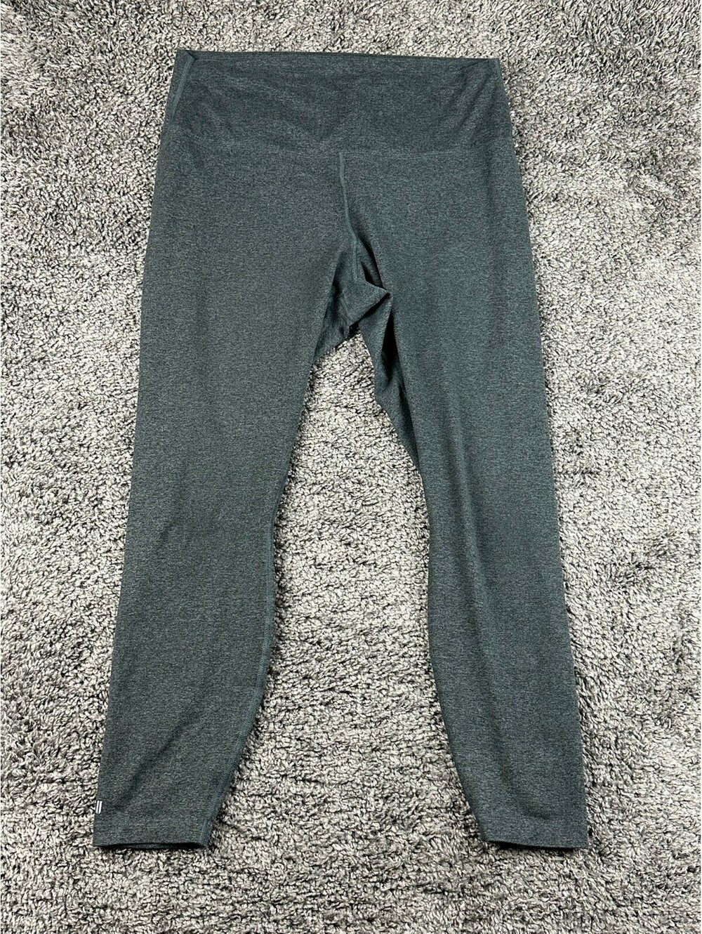 NOBULL Womens XL Charcoal Heather High-Rise Tight Leggings